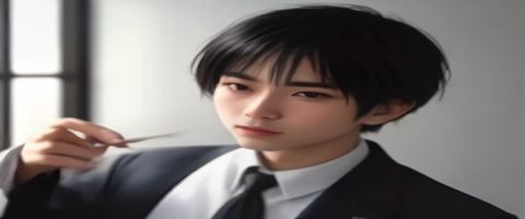 大师兄与师父并肩而立的经典画面，两人身形一高一低，代际传承感强烈，背景是古朴的师门山门